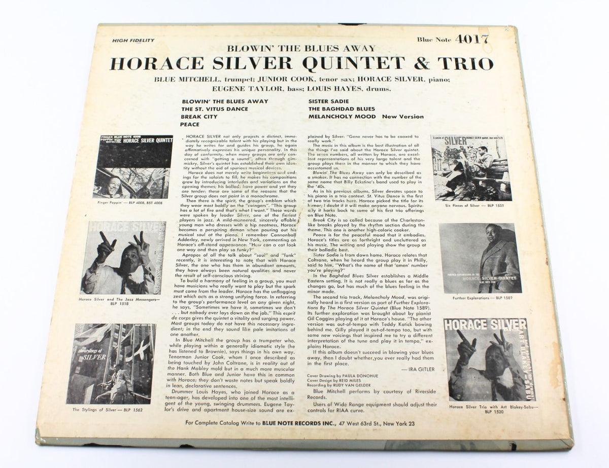 Horace Silver Quintet &amp; Trio - Blowin&#39; The Blues Away