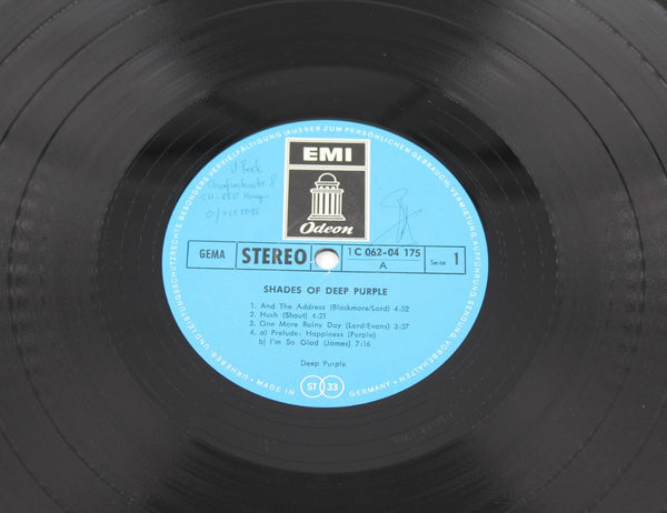 極美品‼️UK２EMI LP『SHADES OF DEEP PURPLE』マト１ 極美品‼️UK2EMI LP『SHADES OF DEEP PURPLE』マト1 Deep Purple