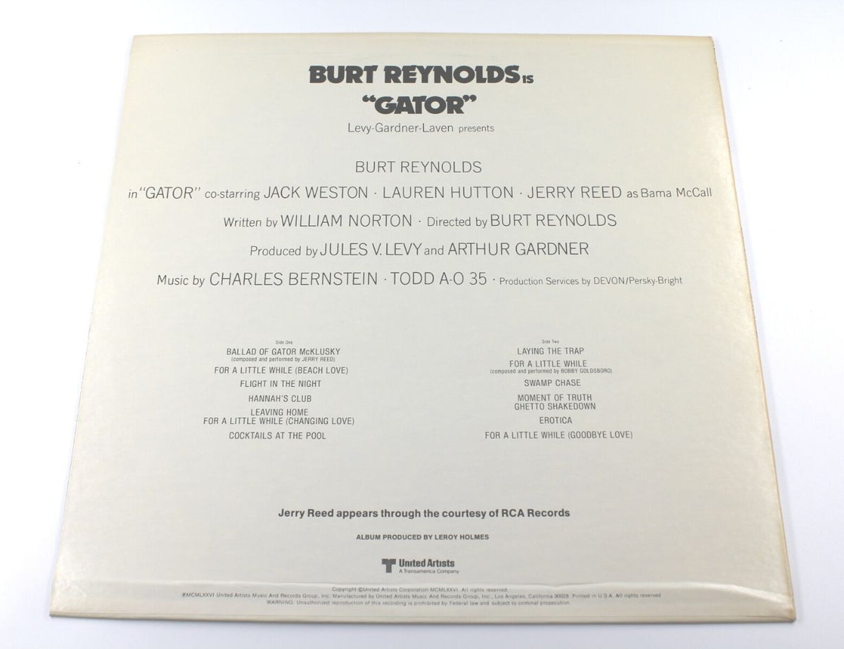 Charles Bernstein - Gator (Original Motion Picture Soundtrack)