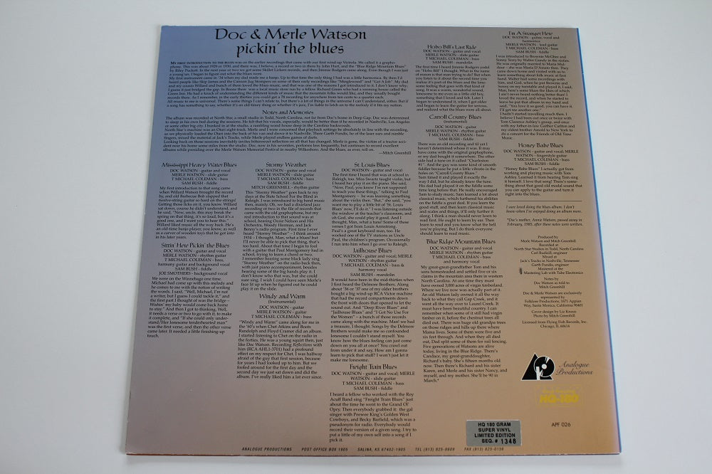 Doc &amp; Merle Watson - Pickin&#39; The Blues