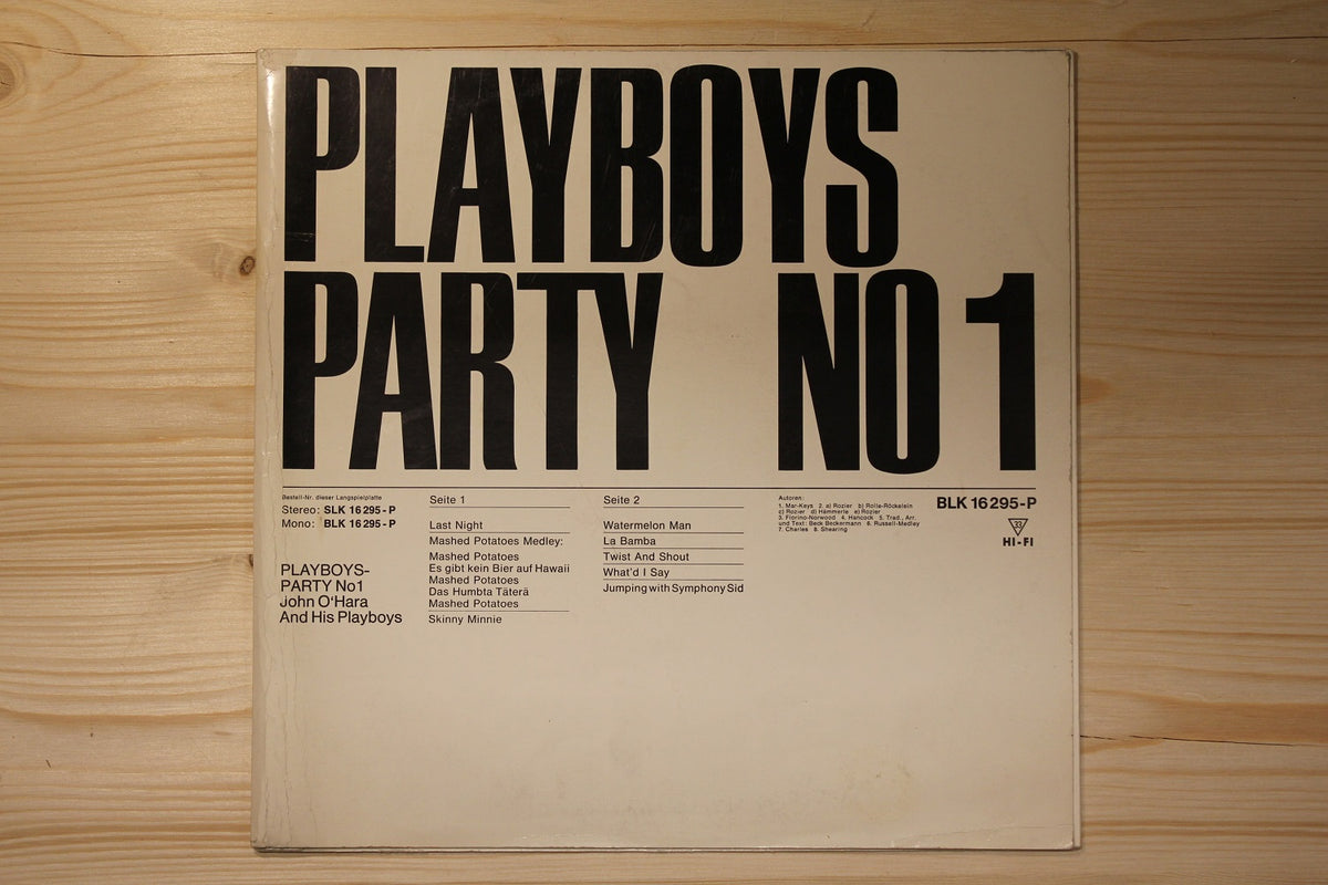 John O&#39;Hara And His Playboys - Playboys Party No 1
