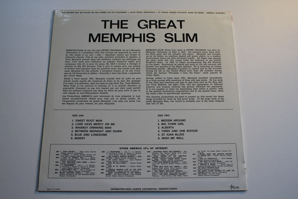 Memphis Slim - The Great Memphis Slim