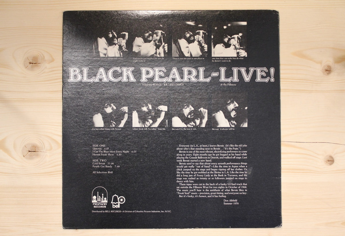 Black Pearl - Live