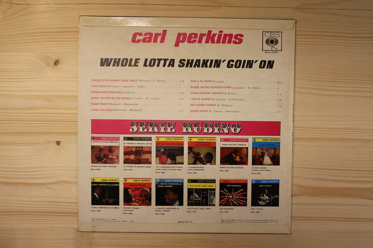 Carl Perkins - Whole Lotta Shakin&#39; Goin&#39; On