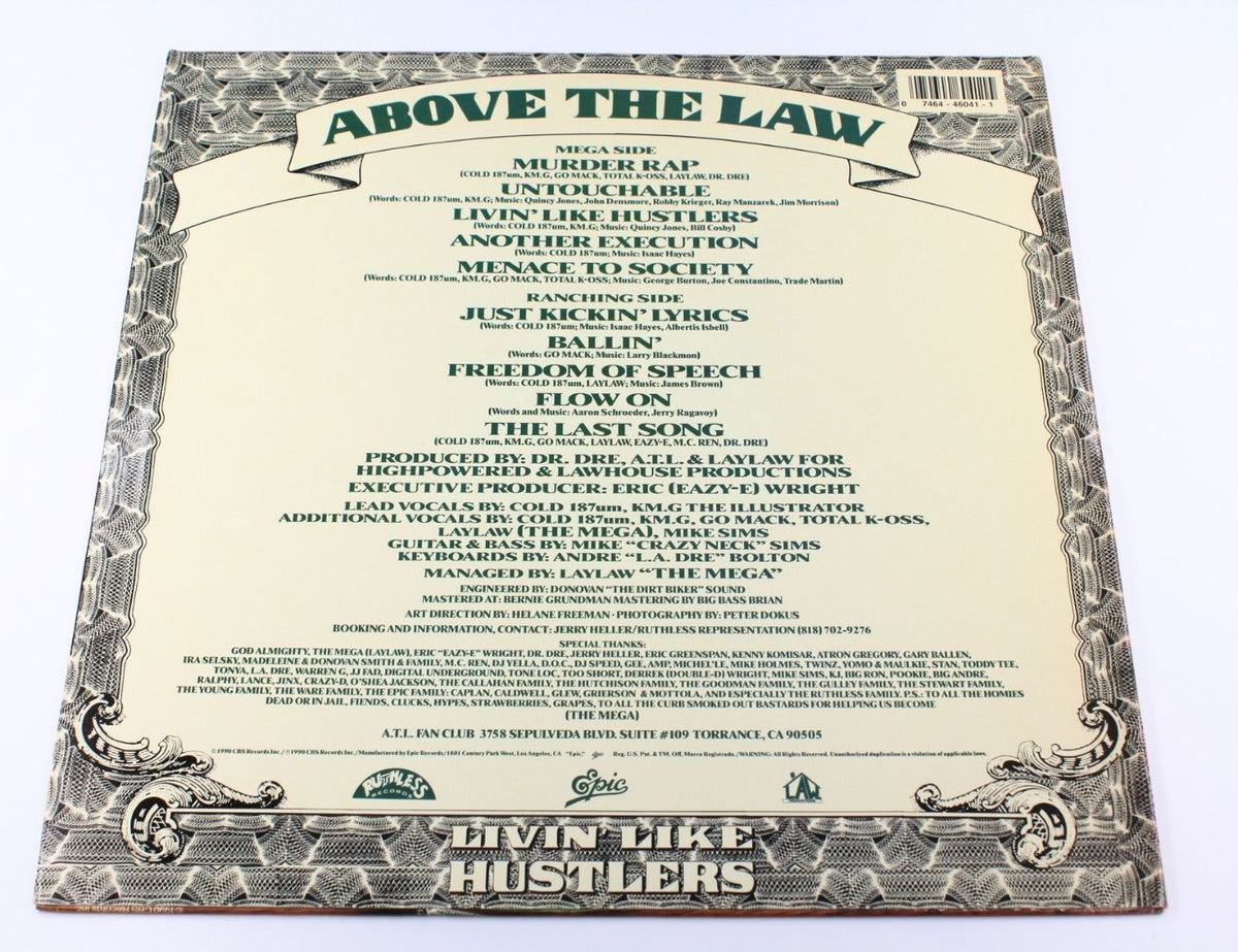 Above The Law - Livin’ Like Hustlers