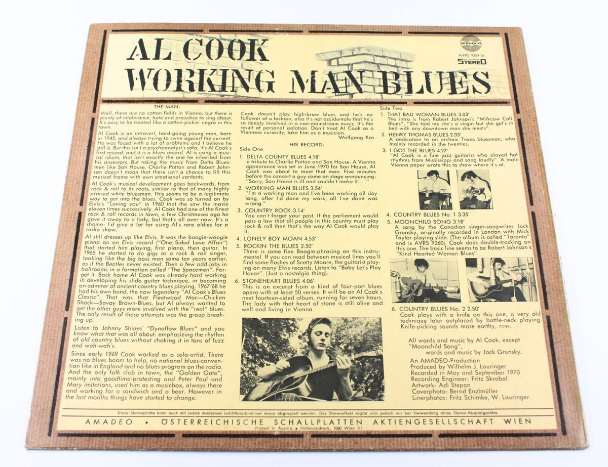 Al Cook - Working Man Blues