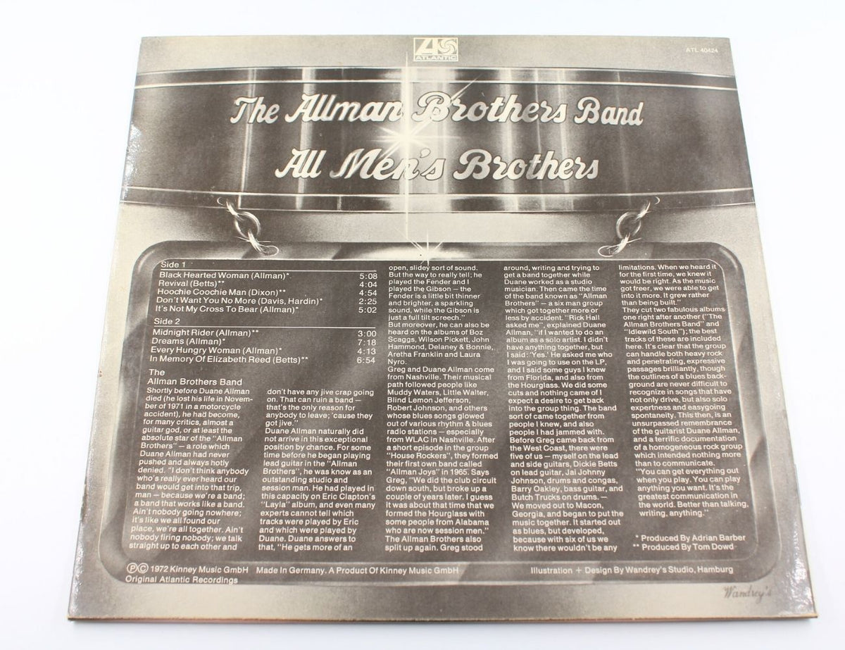 Allman Brothers Band - All Men's Brothers