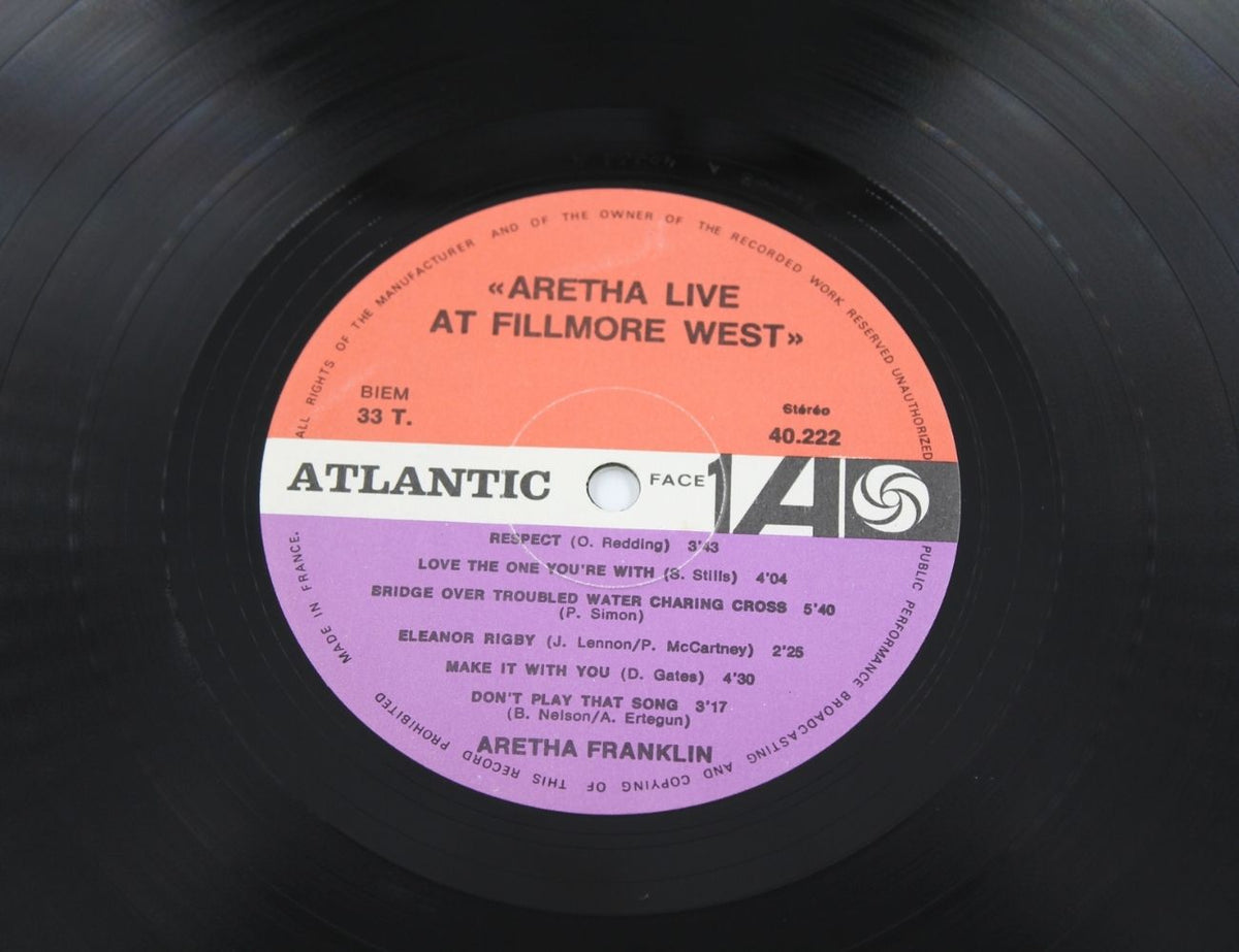Aretha Franklin - Live At Fillmore West