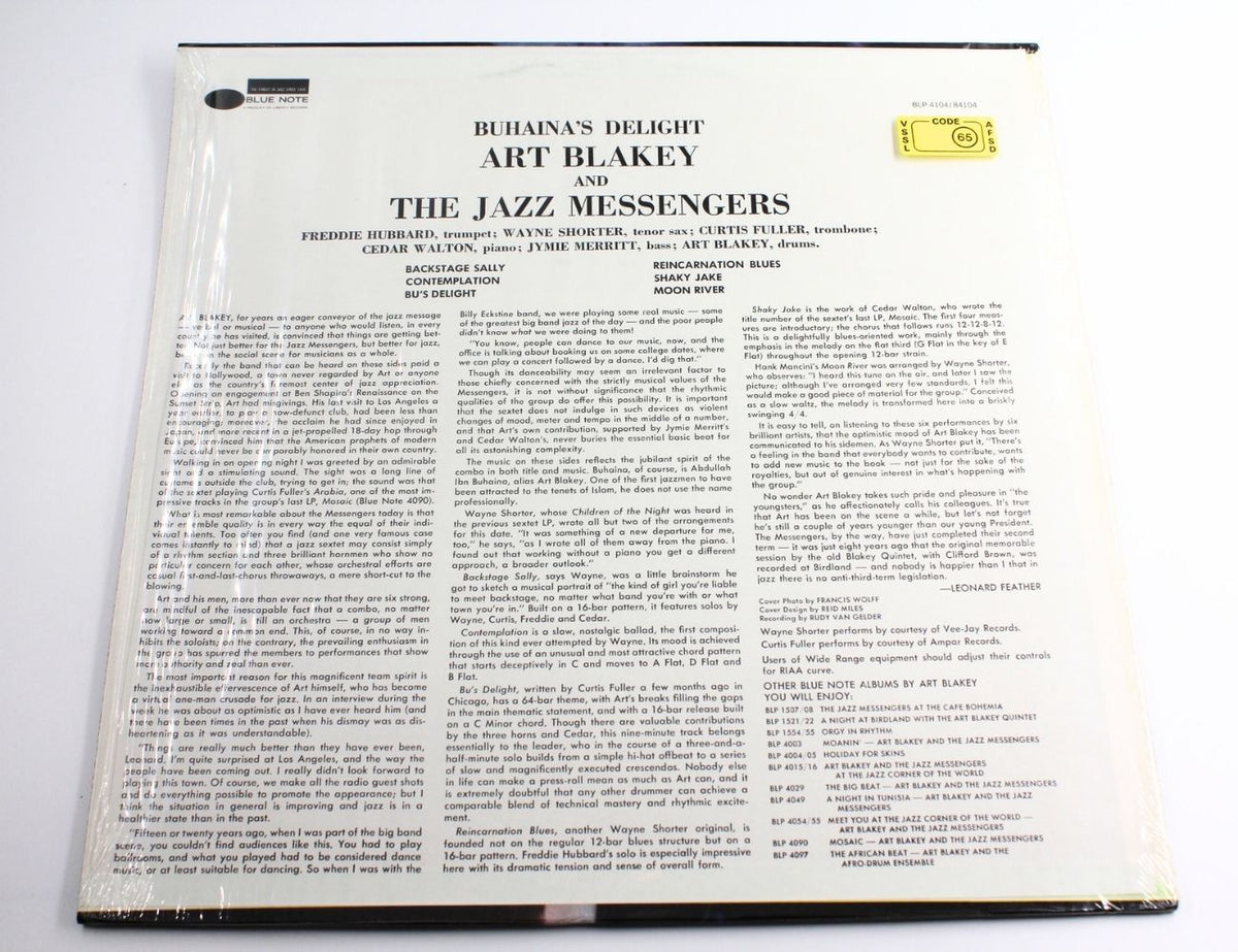 Art Blakey &amp; The Jazz Messengers - Buhaina&#39;s Delight