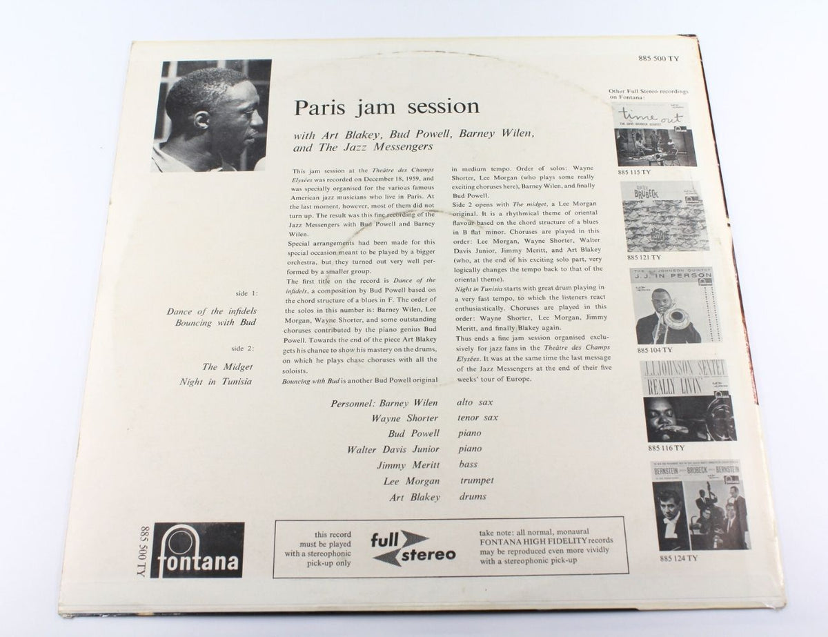Art Blakey, Bud Powell, Barney Wilen And The Jazz Messengers - Paris Jam Session