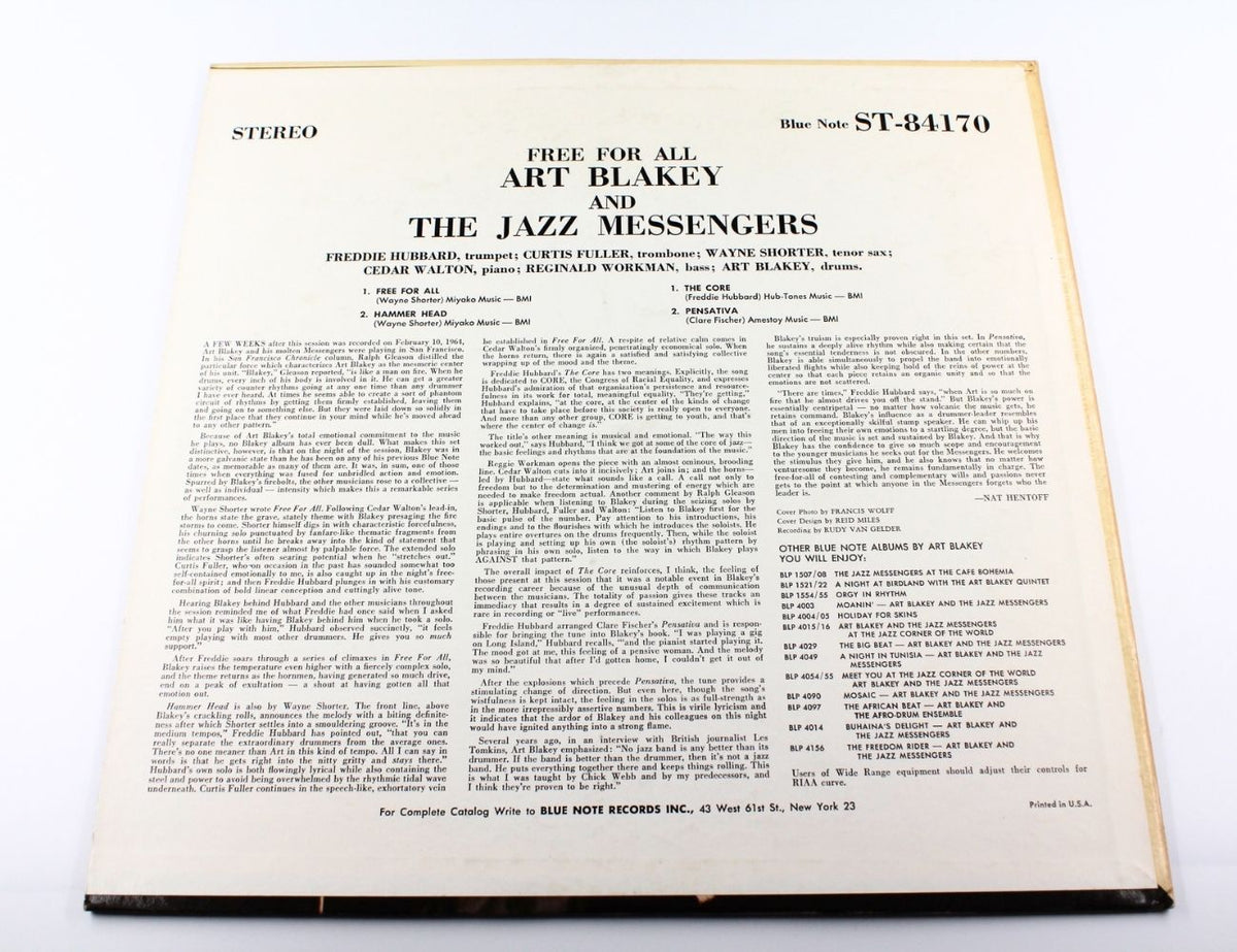 Art Blakey & The Jazz Messengers - Free For All