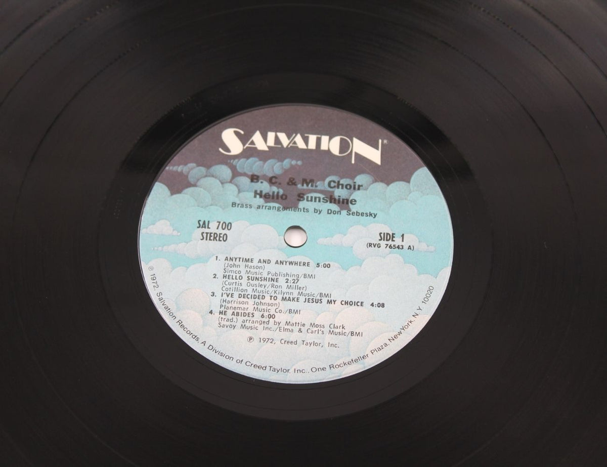 B. C. & M. Choir - Hello Sunshine