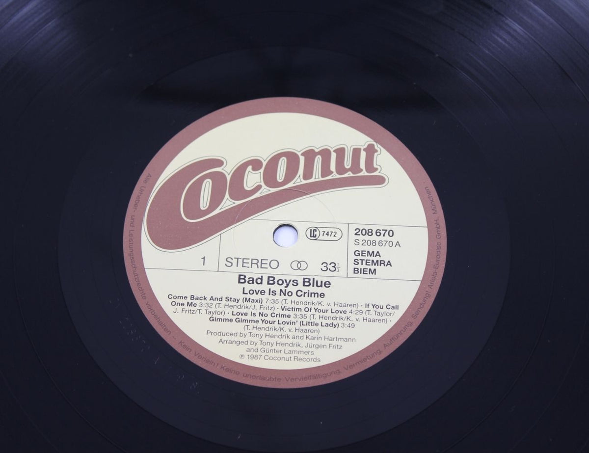 Bad Boys Blue - Love Is No Crime