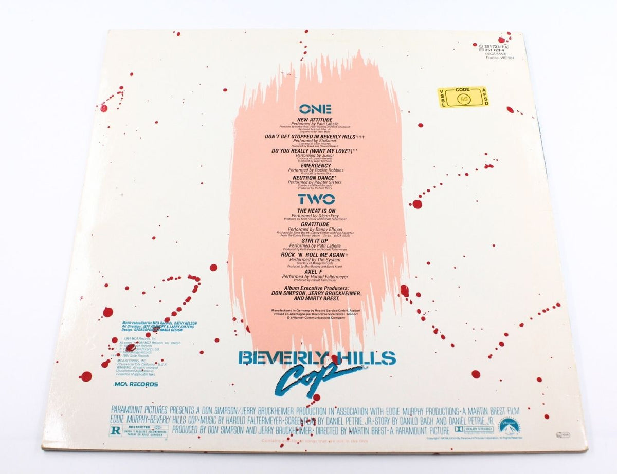 Various Artists - Beverly Hills Cop (Music From The Motion Picture Soundtrack)