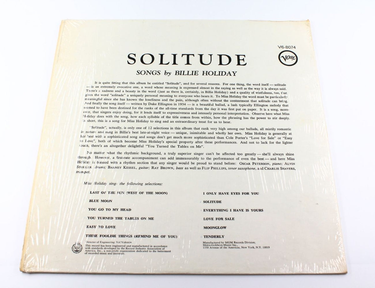 Billie Holiday - Solitude