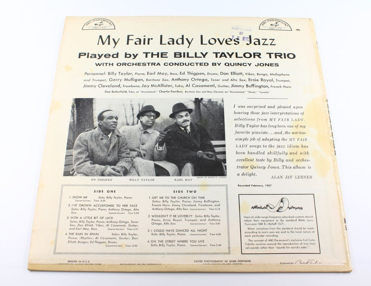 Billy Taylor Trio - My Fair Lady Loves Jazz