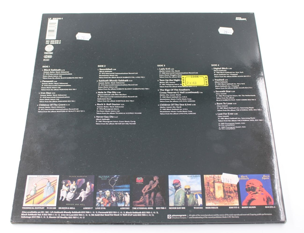 Black Sabbath - Blackest Sabbath: Black Sabbath 1970-1987