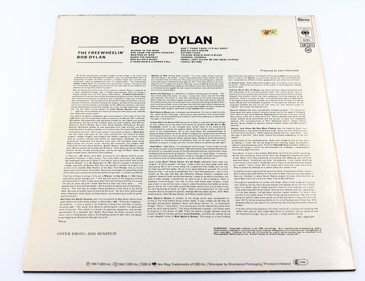 Bob Dylan - The Freewheelin&#39; Bob Dylan
