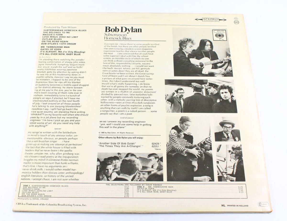 Bob Dylan - Subterranean Homesick Blues