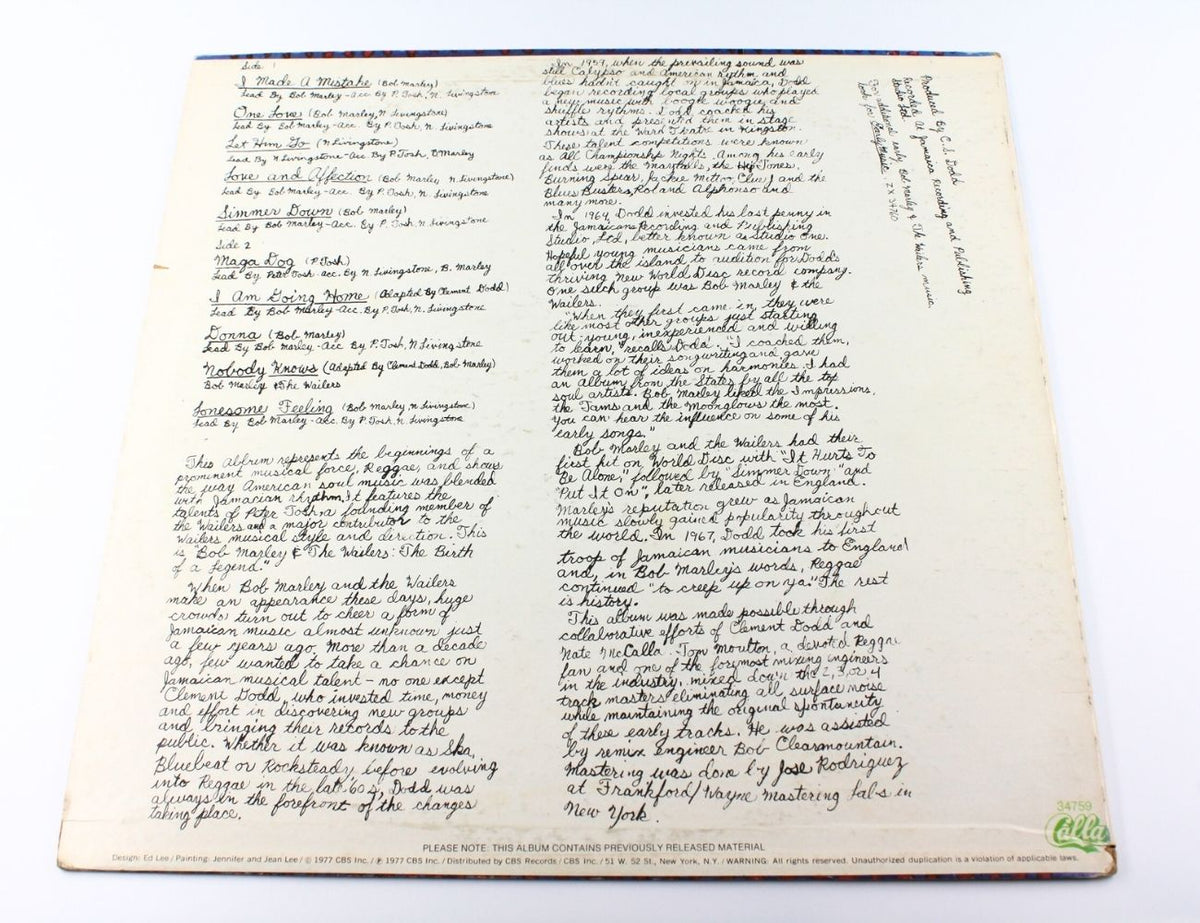 Bob Marley & The Wailers Feat. Peter Tosh - The Birth Of A Legend