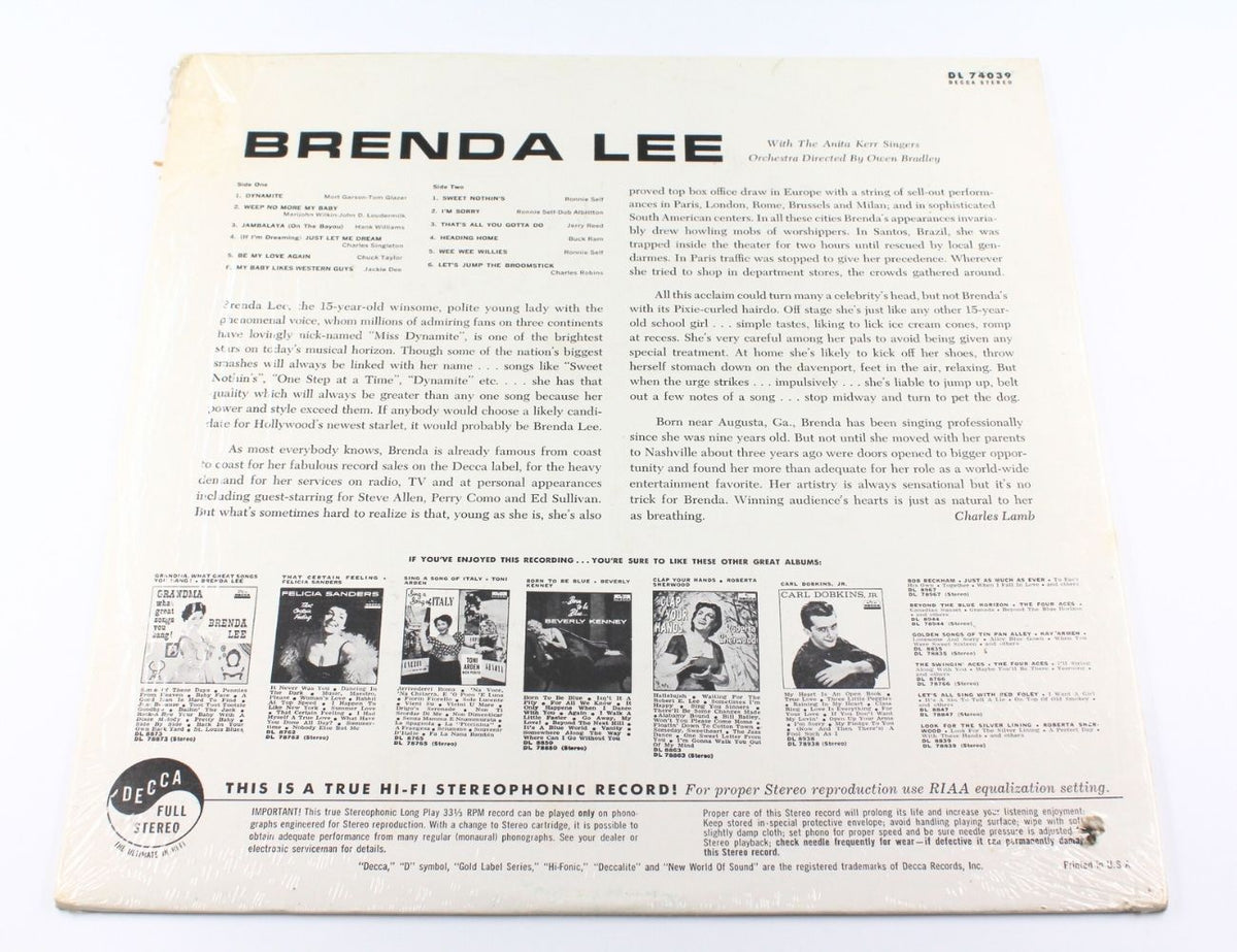 Brenda Lee - Same