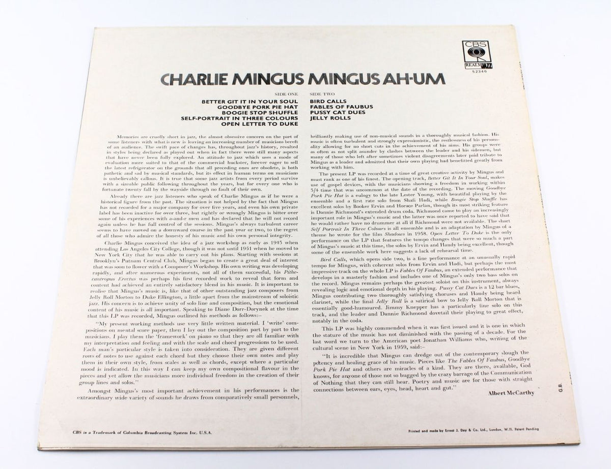 Charlie Mingus - Mingus Ah-Um