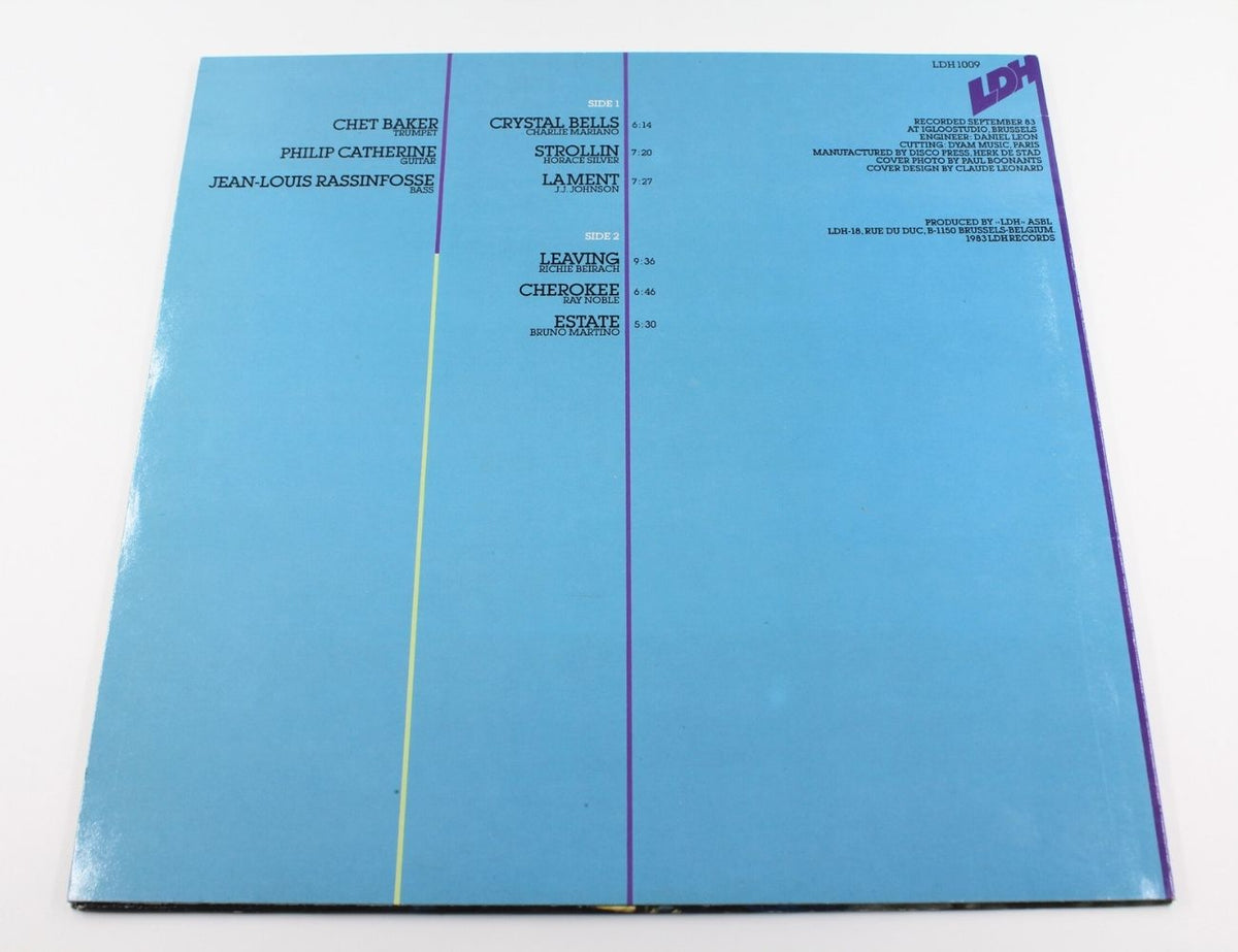 Jean-Louis Rassinfosse / Chet Baker / Philip Catherine - Crystal Bells