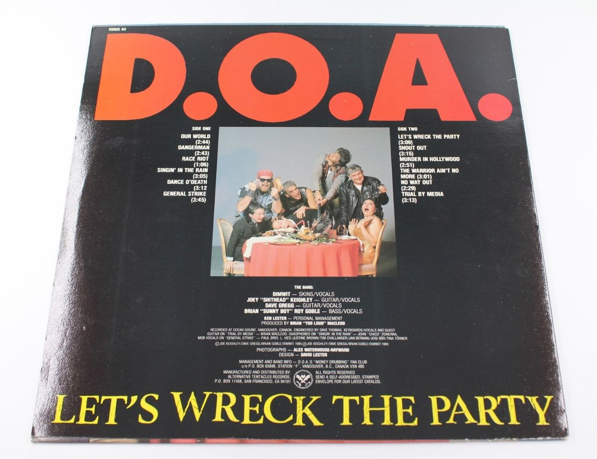 D.O.A. - Let&#39;s Wreck The Party