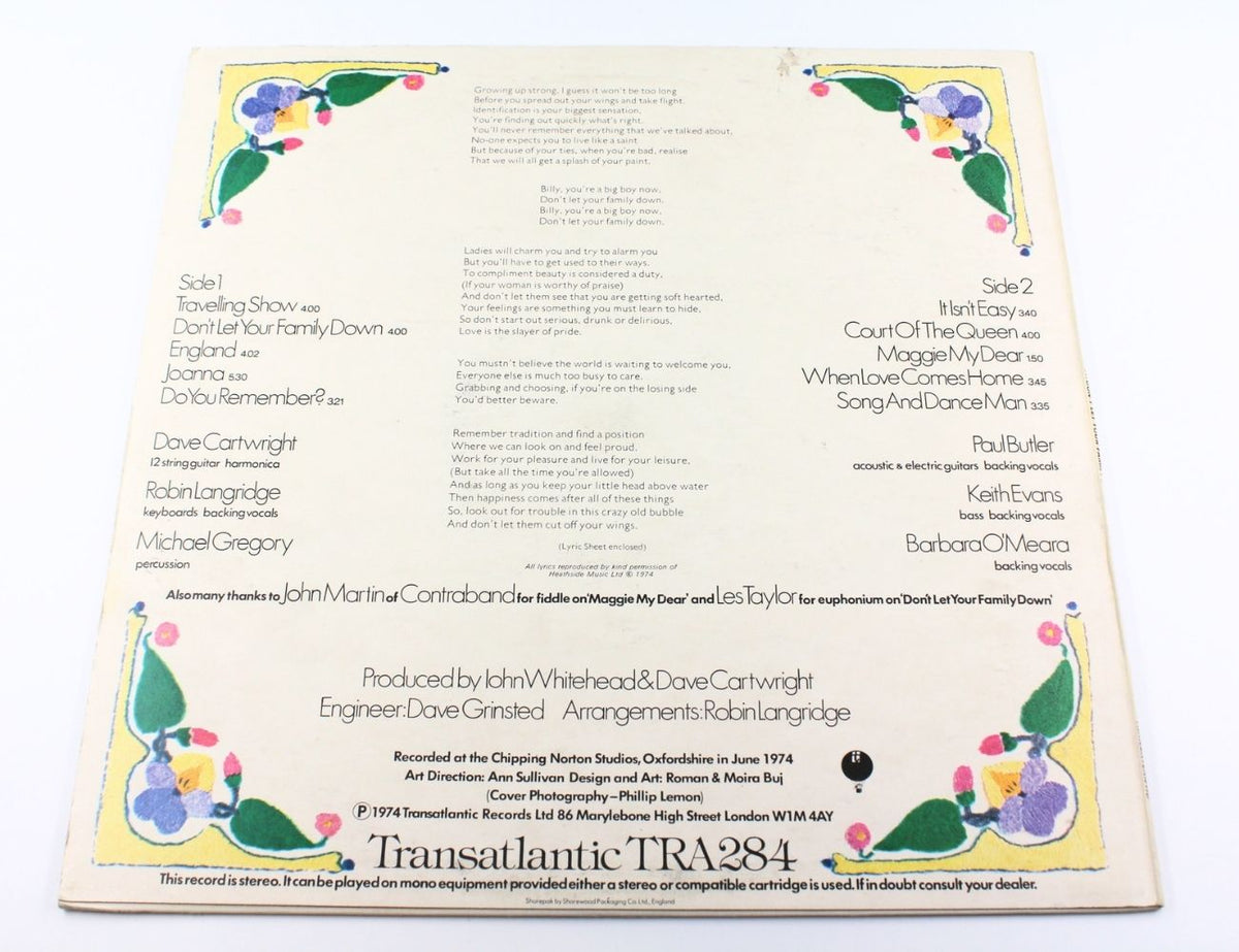 Dave Cartwright - Don't Let Your Family Down