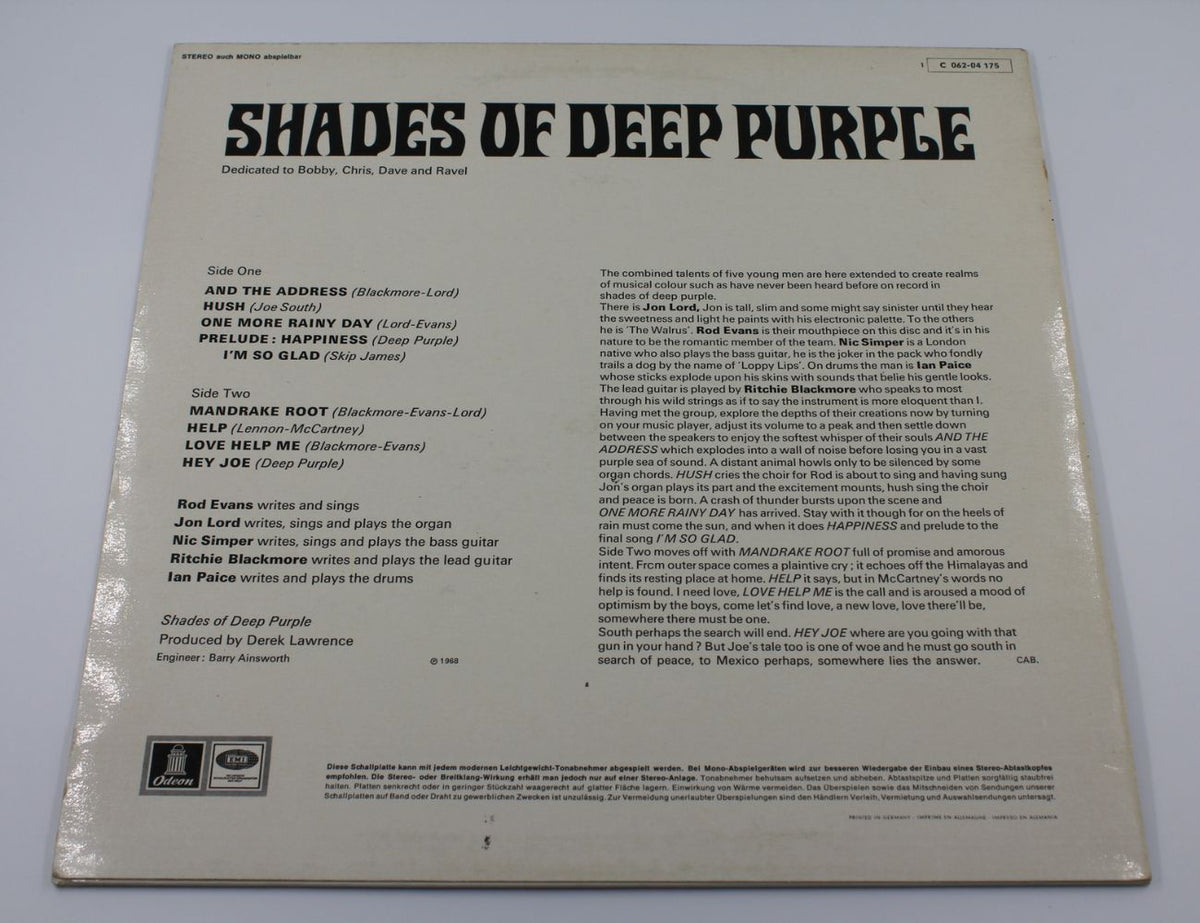 Deep Purple - Shades Of Deep Purple