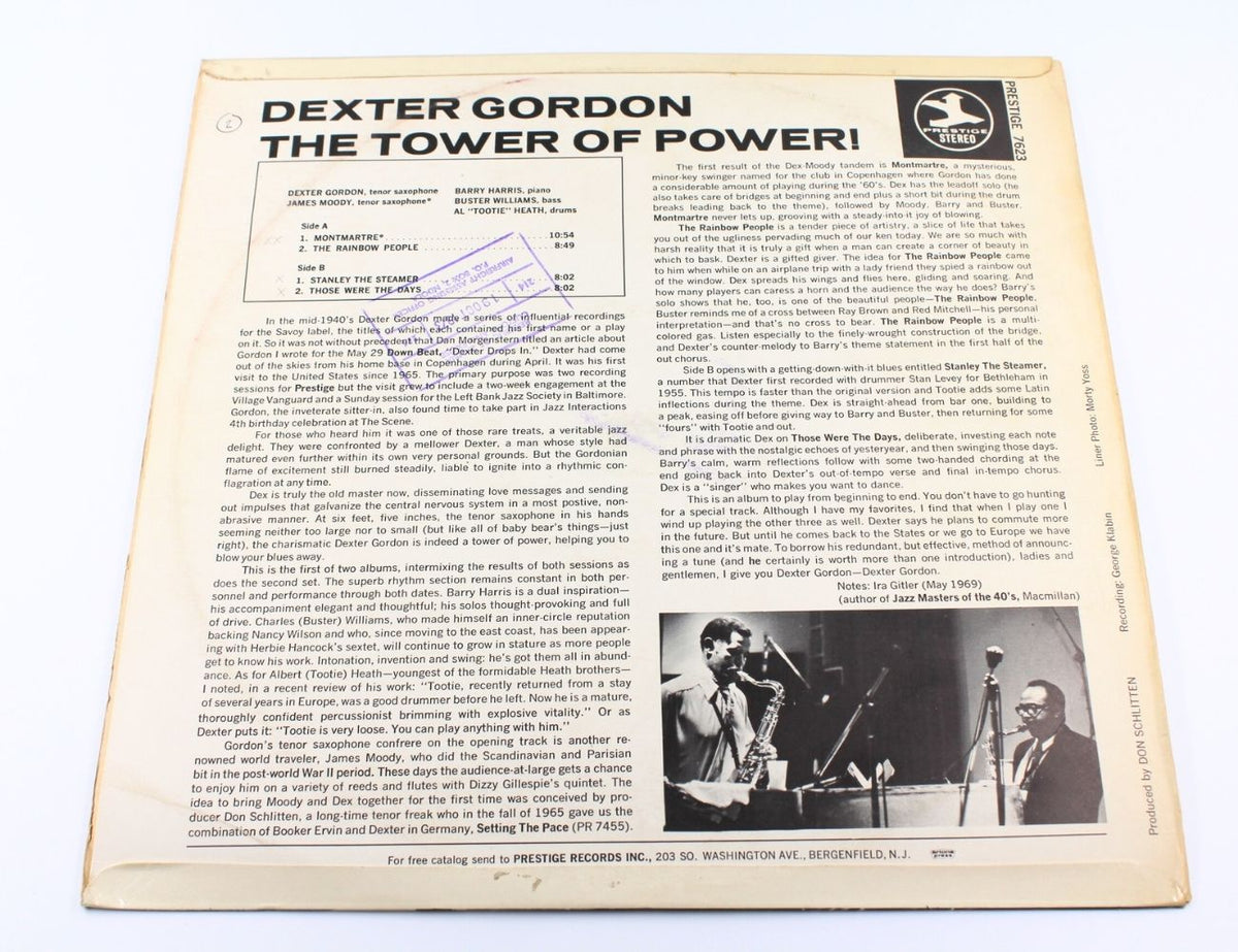 Dexter Gordon - The Tower Of Power!