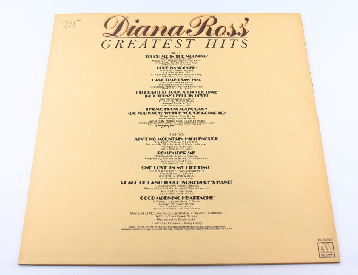 Diana Ross - Diana Ross' Greatest Hits