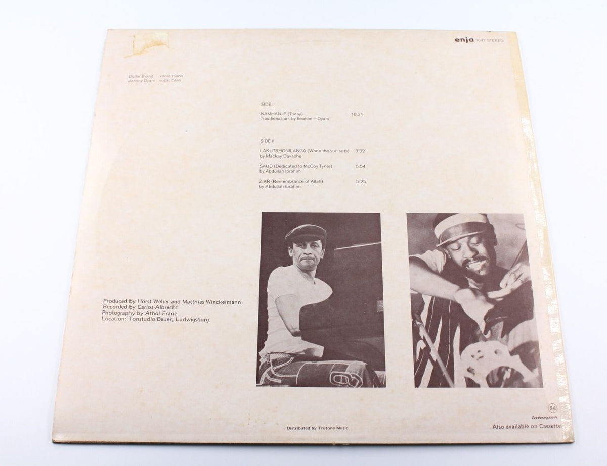 Abdullah Ibrahim / Dollar Brand, Johnny Dyani - Echoes From Africa