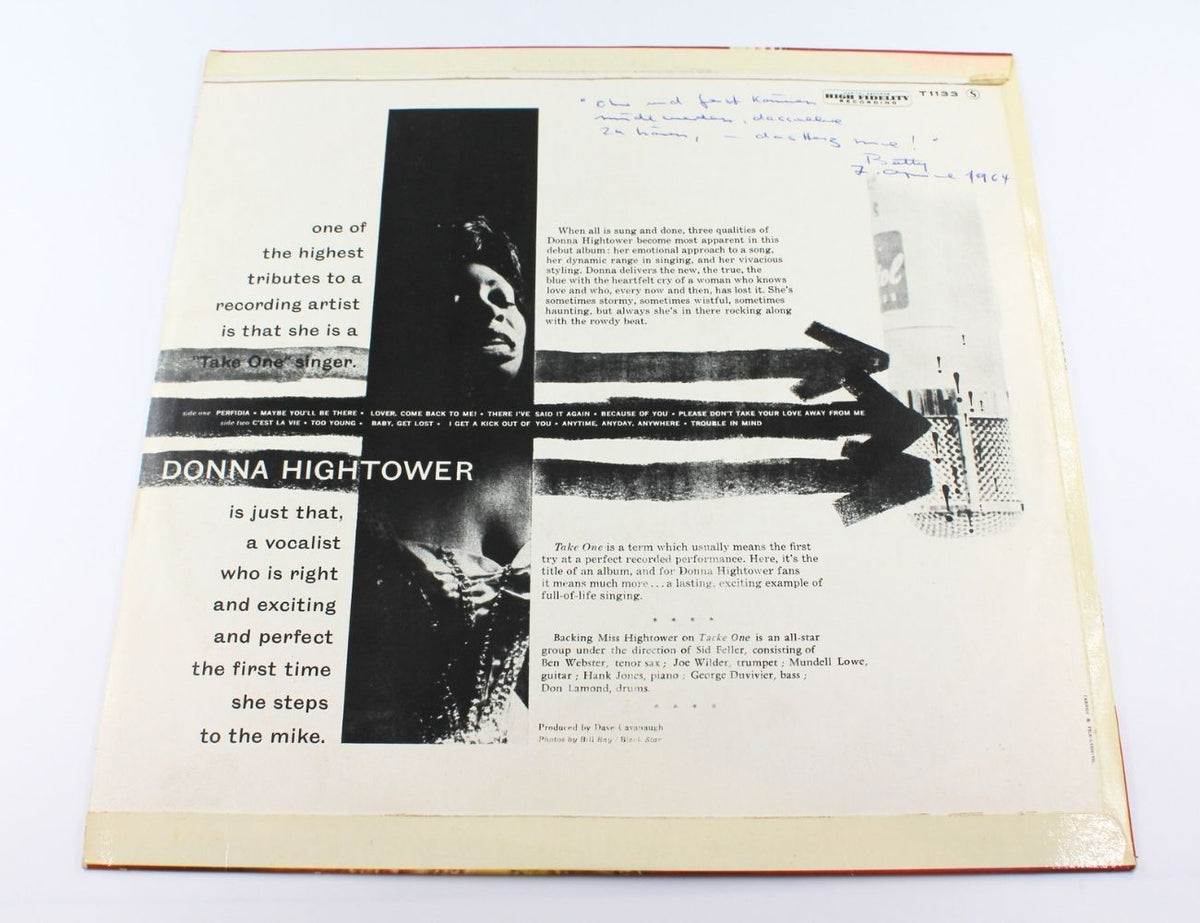 Donna Hightower - Take One !