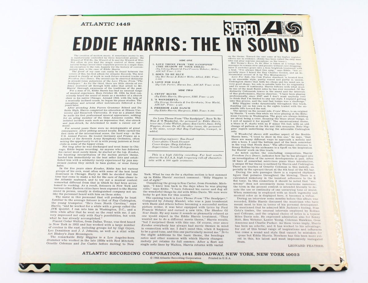 Eddie Harris - The In Sound