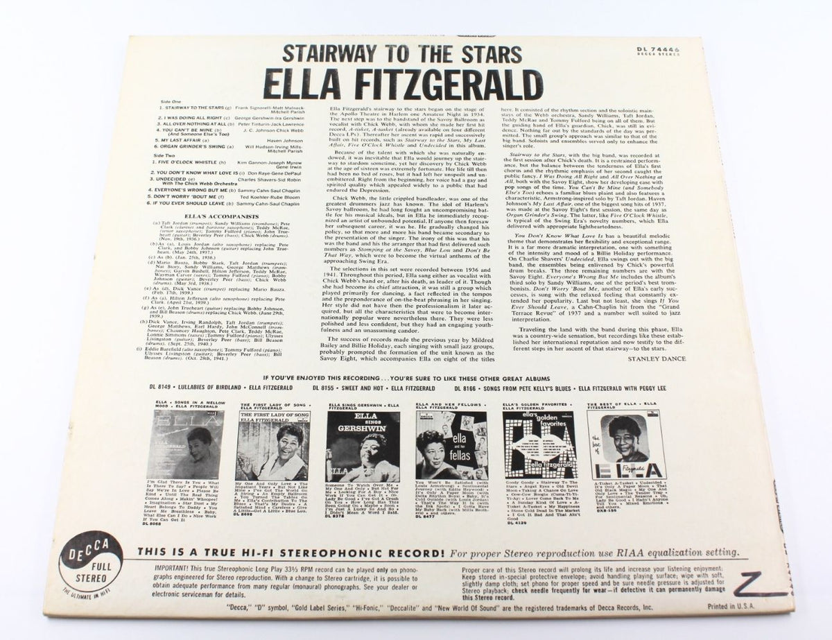 Ella Fitzgerald - Stairway To The Stars