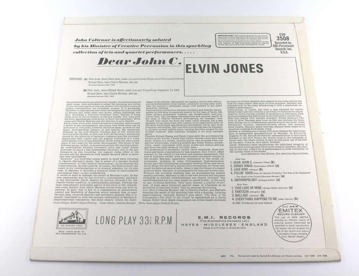 Elvin Jones - Dear John C.
