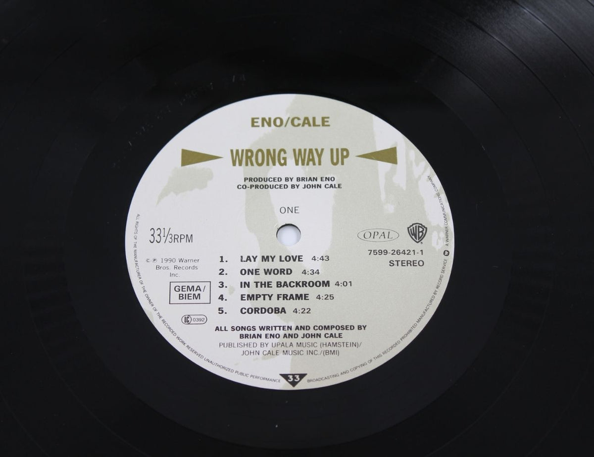 Eno / Cale - Wrong Way Up