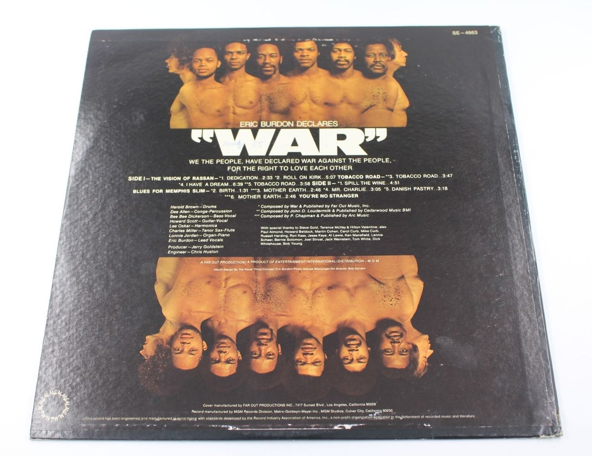 Eric Burdon &amp; War - Eric Burdon Declares &quot;War&quot;