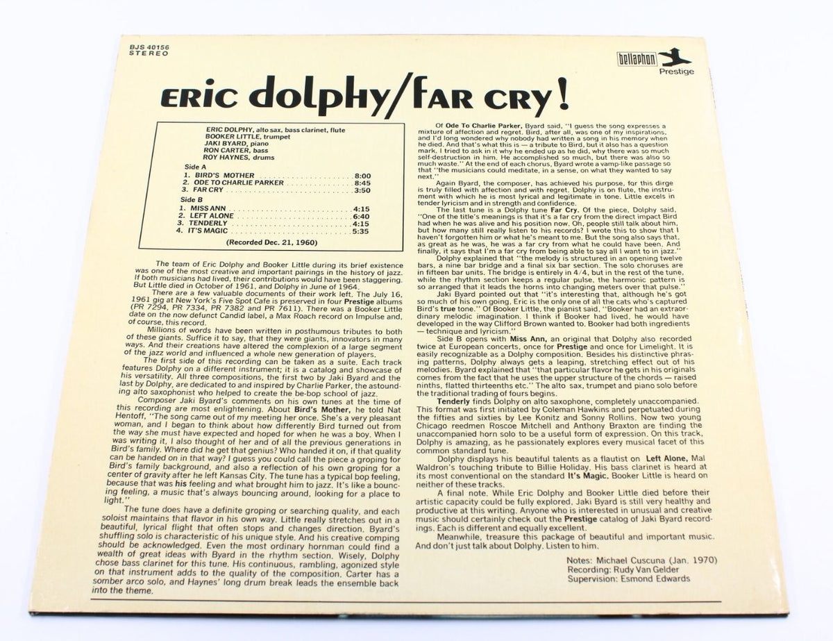 Eric Dolphy - Far Cry!