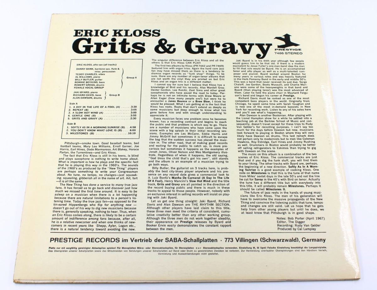 Eric Kloss - Grits &amp; Gravy