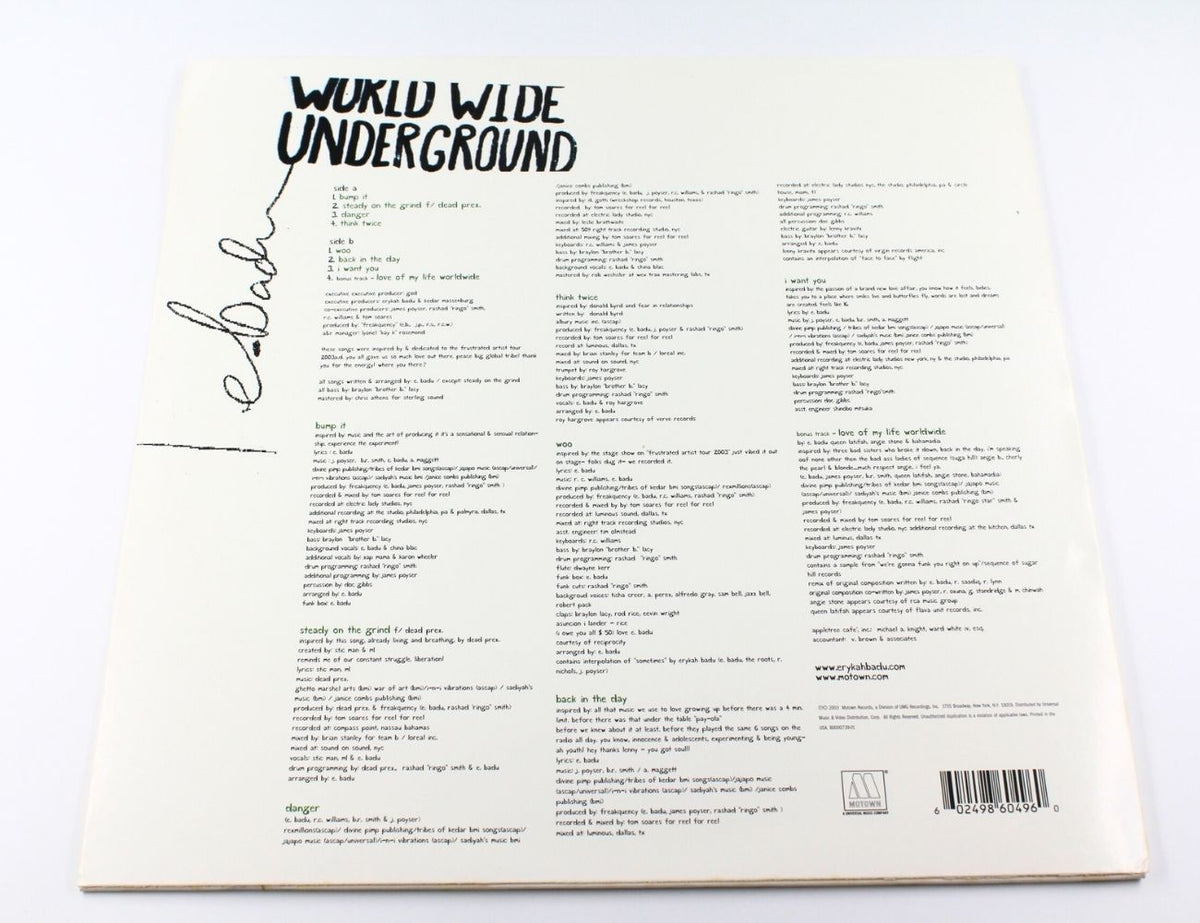 Erykah Badu - Worldwide Underground