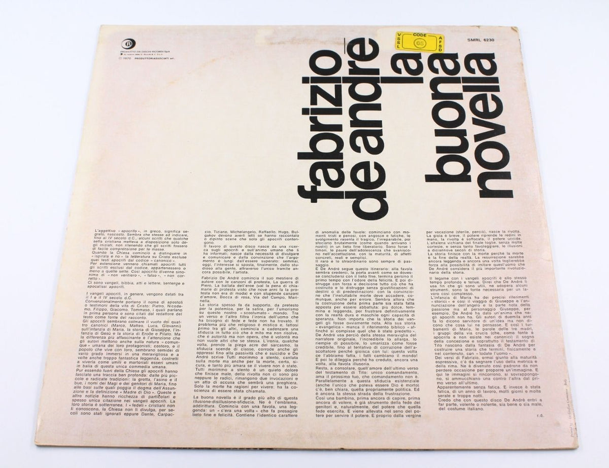 Fabrizio De André - La Buona Novella