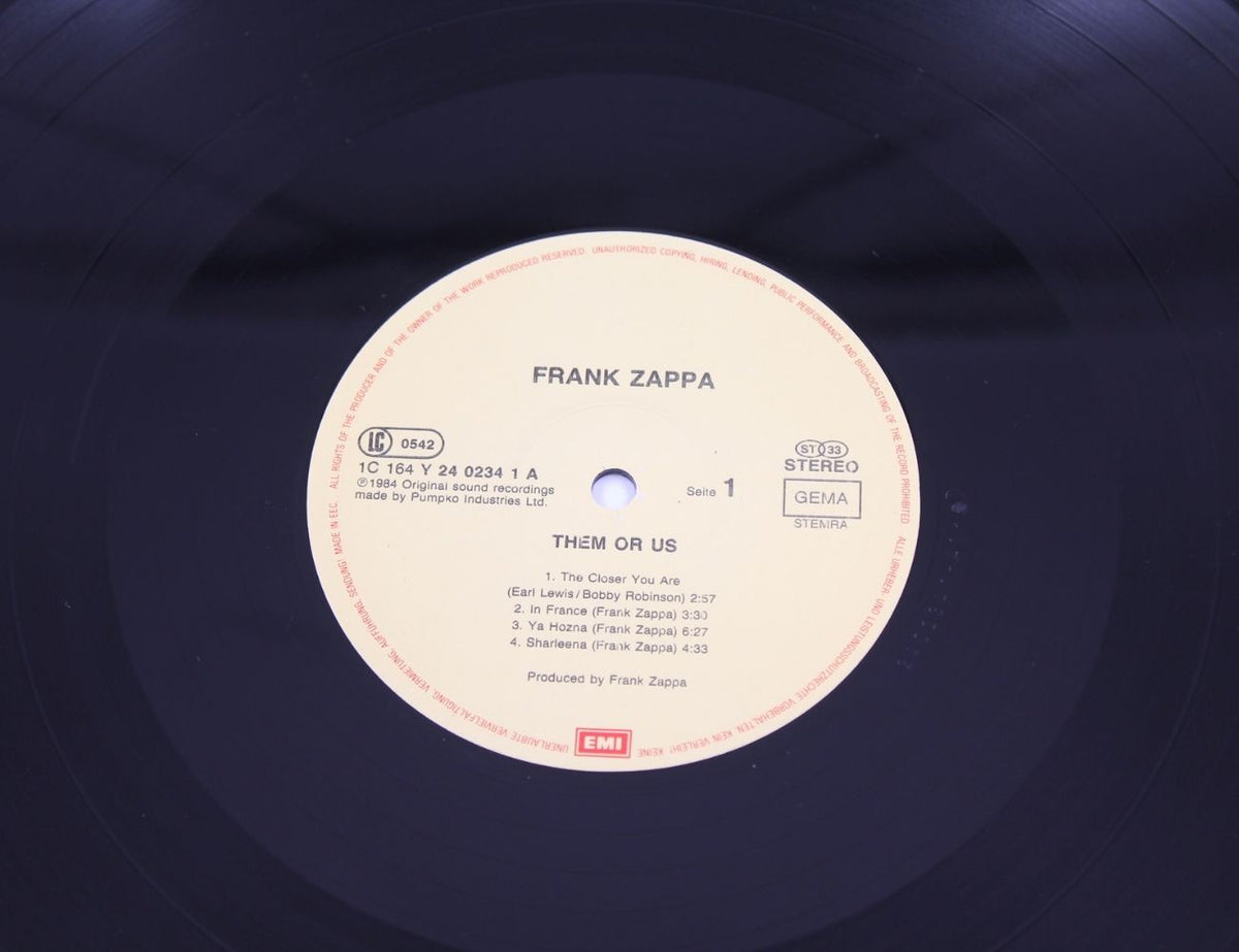 Zappa - Them Or Us