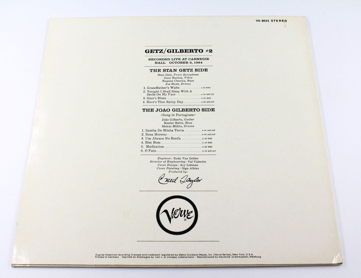 Stan Getz, João Gilberto - Getz / Gilberto #2 - Recorded Live At Carnegie Hall