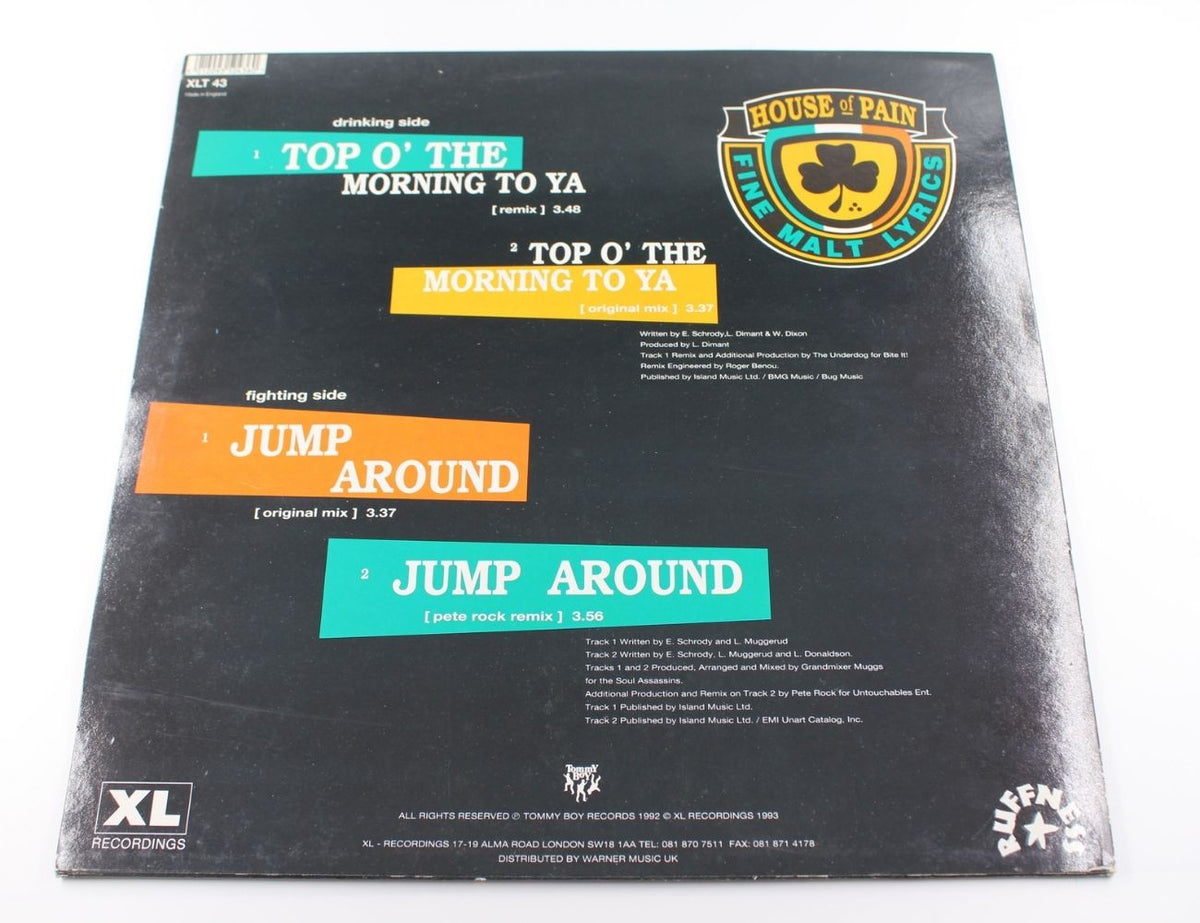 House Of Pain - Top O' The Morning To Ya (Remix) / Jump Around