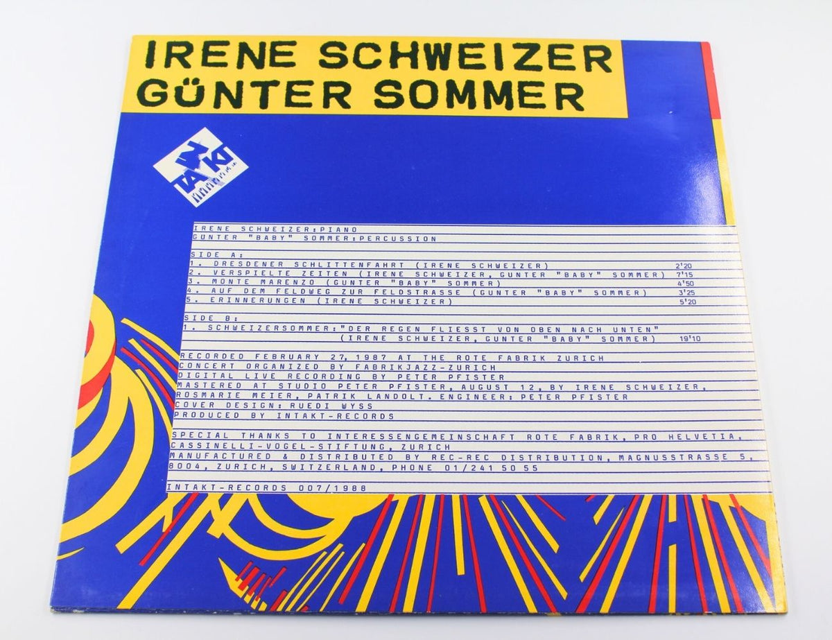 Irene Schweizer &amp; Günter Sommer - Same