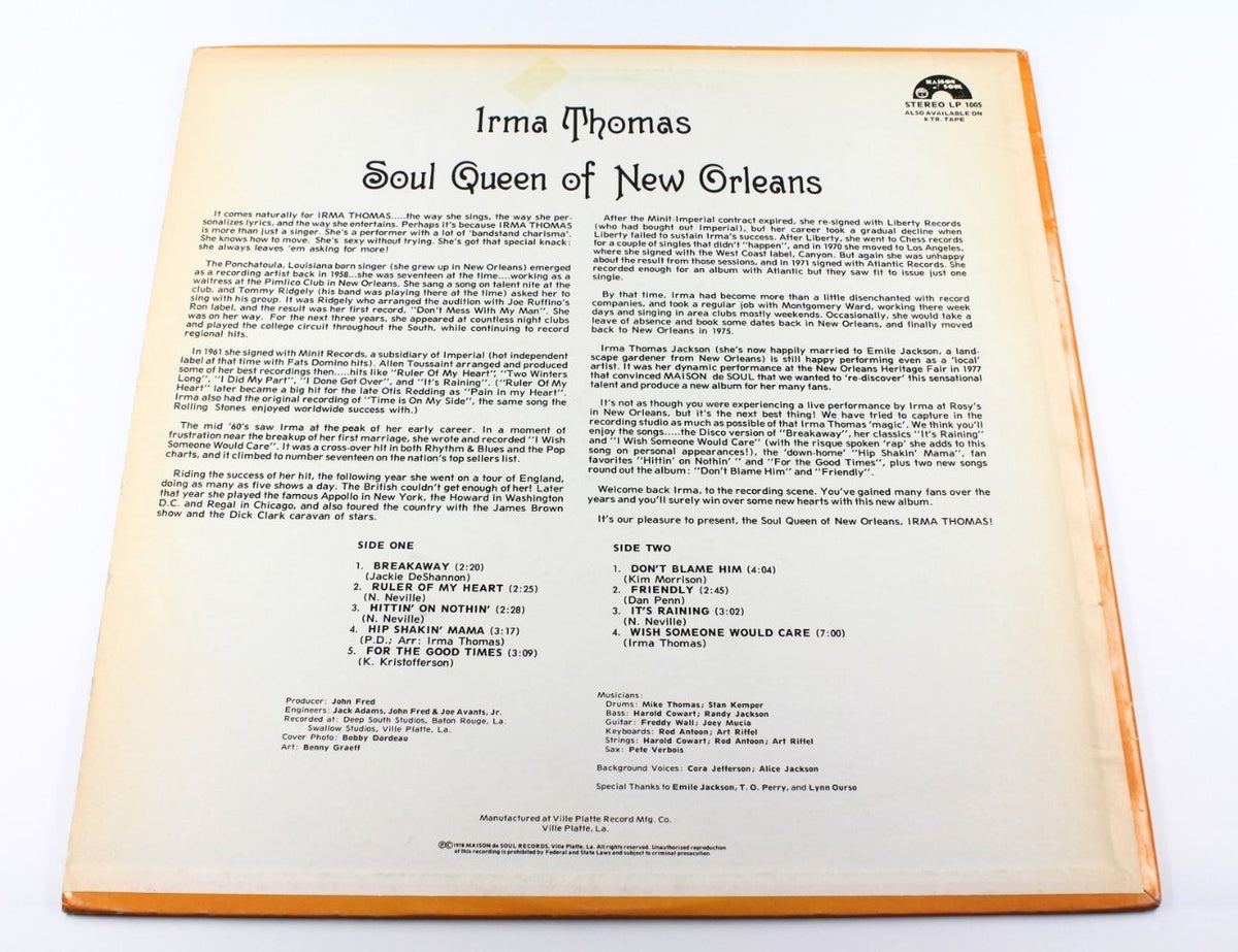 Irma Thomas - Soul Queen Of New Orleans