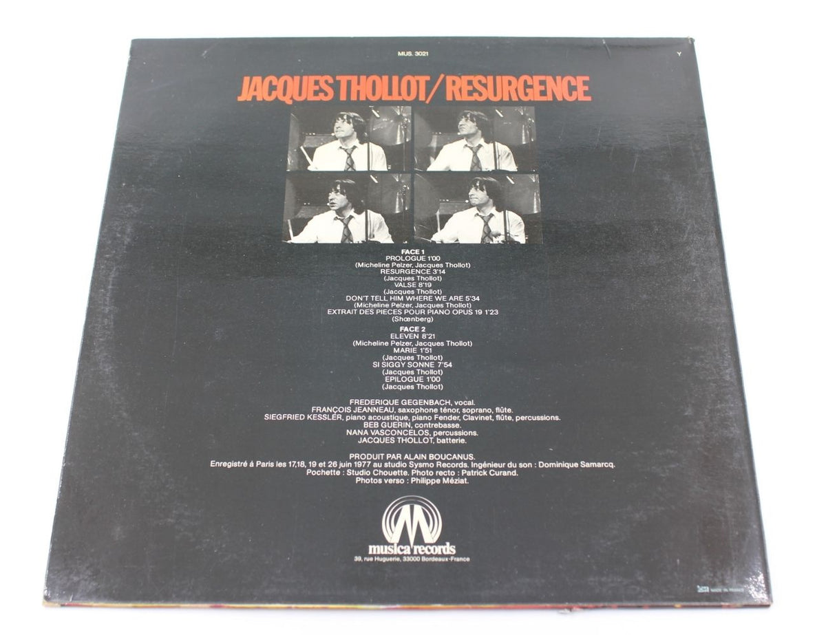 Jacques Thollot - Résurgence