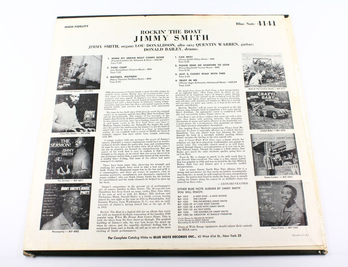 Incredible Jimmy Smith - Rockin' The Boat
